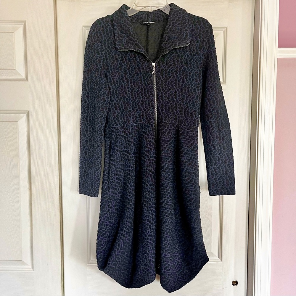 Samuel Dong Jacquard Zip Dress